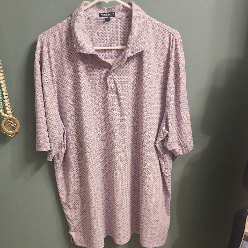 Peter Millar Patterned Polo - image 1